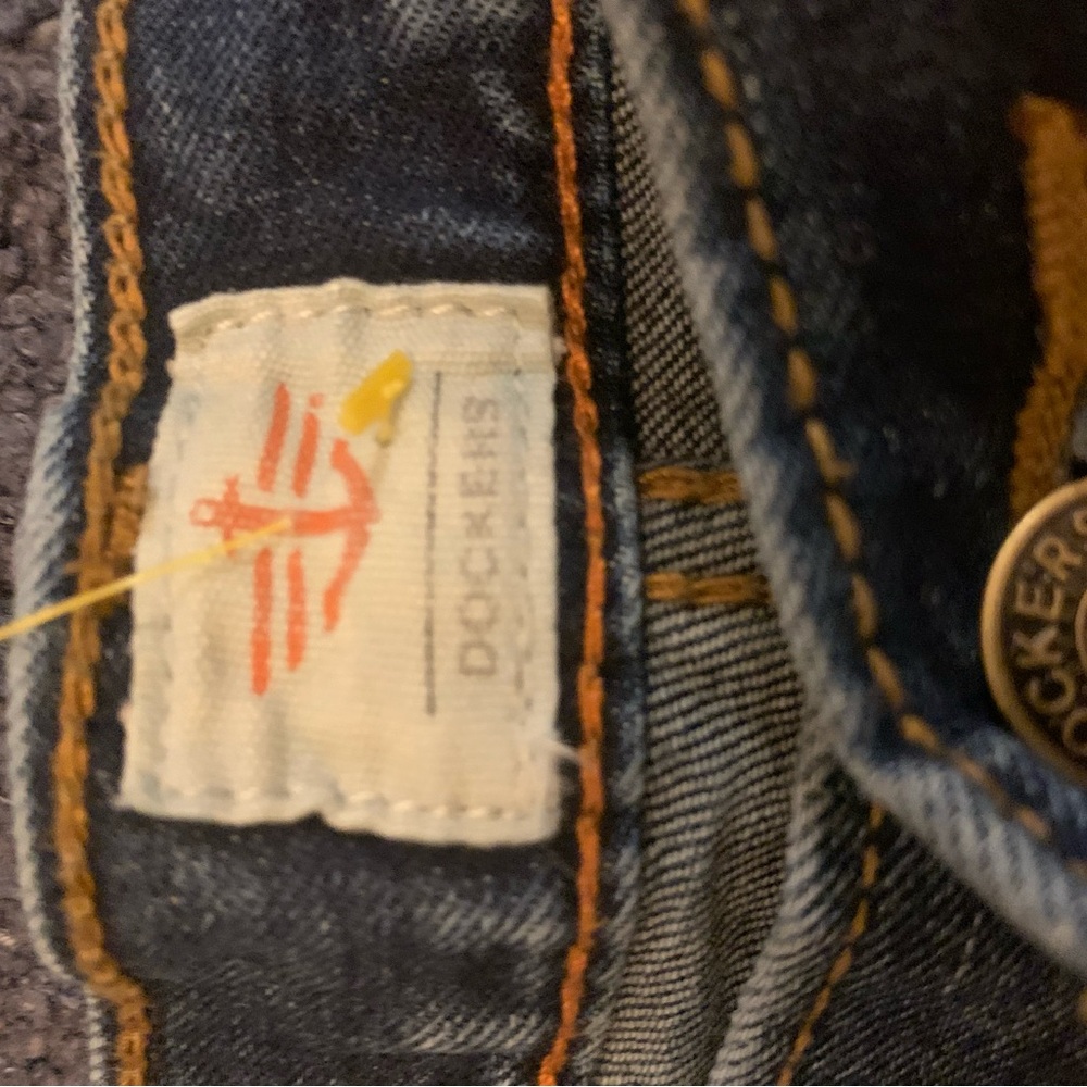 Dockers Dark Blue Cotton Blend Jeans